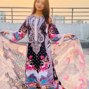 Eid Special Pure Cotton New Exclusive Three Pces